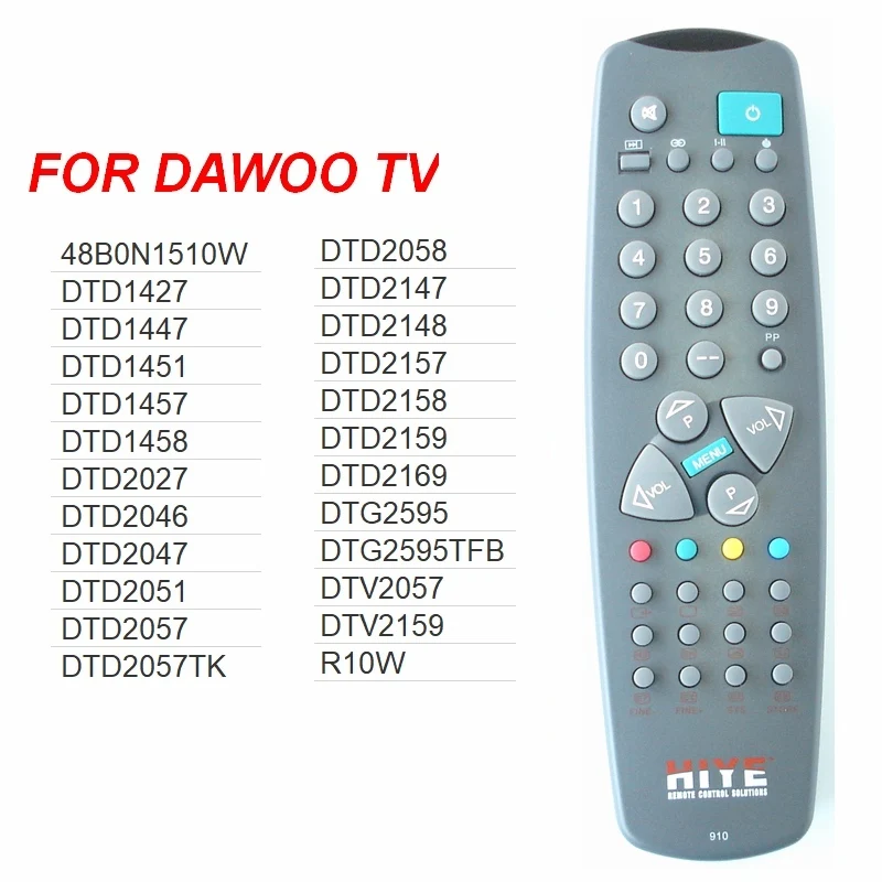 Пульт дистанционного управления RC910 для DAEWOO TV DTD14 DTD20 DTD21 DTG25 D 20 21 R10W RC 910 control