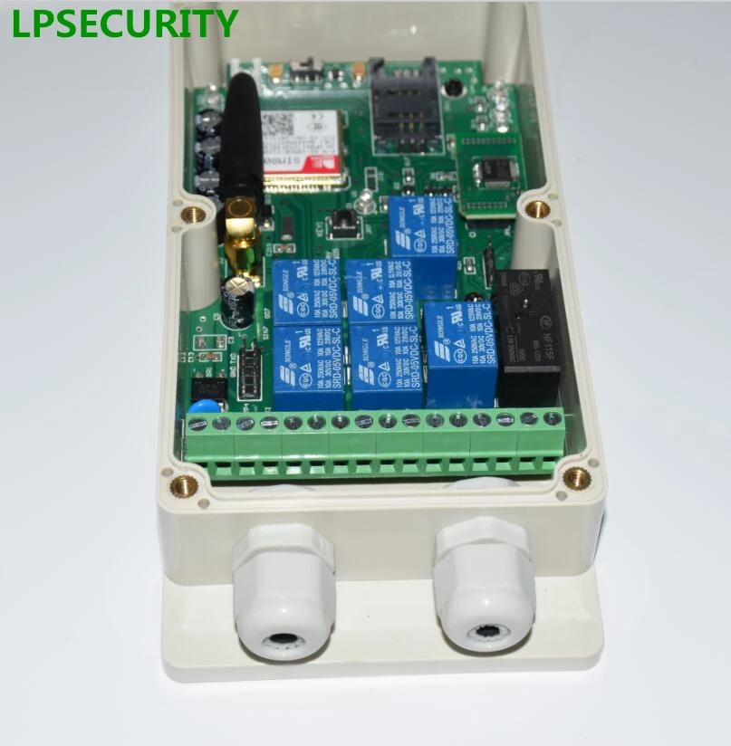 LPSECURITY 2G 4G GSM RELAY контроллер корпуса пульта дистанционного управления для двери