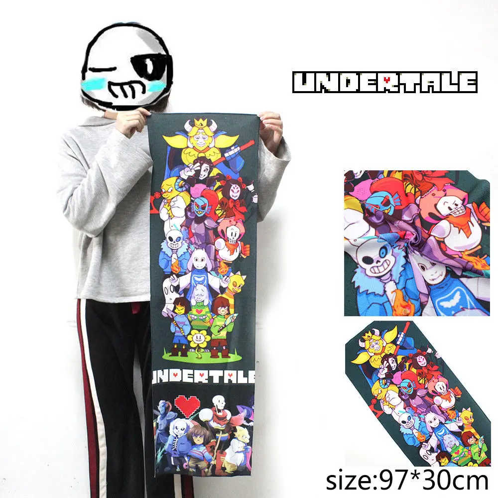 OHCOMICS 12x38 "Горячая игра Undertale Sans печать мягкий хлопковый костюм косплей банное