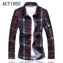 Мужская клетчатая рубашка с длинными рукавами и цветочным узором на рубашки высокого качества, плюс размер 7XL 6XL 3XL 4XL 5XL