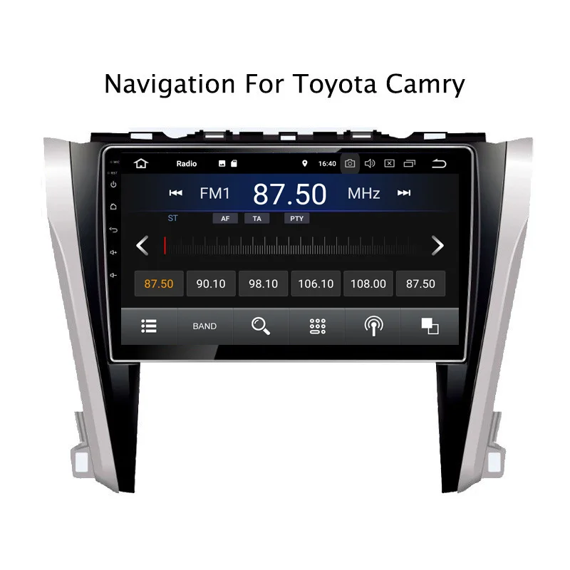 Sale 10.1Inch PX30 Android 9.0 Car DVD Multimedia Player For Toyota Camry 2015 2016 GPS Navigation Radio Stereo Audio 1
