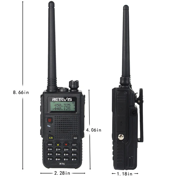 2 шт 7 Вт рация Retevis RT5 двухдиапазонный VHF+ UHF 136-174+ 400-520MHz Ham радио Hf трансивер Scan VOX A9108