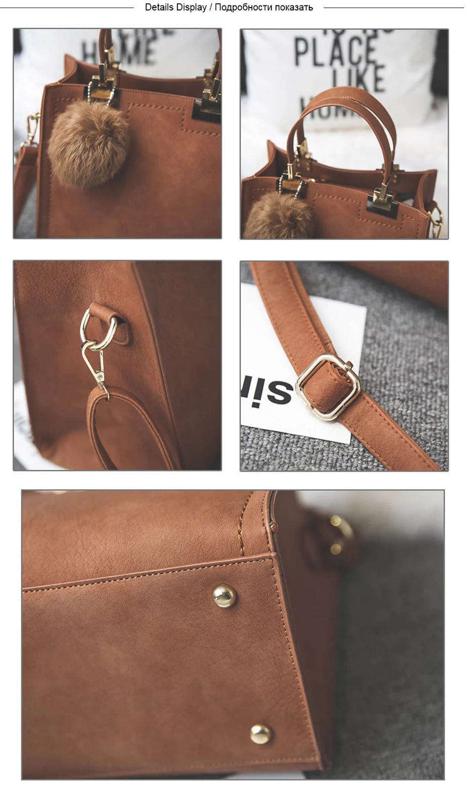 sac à main de haute qualité en cuir PU