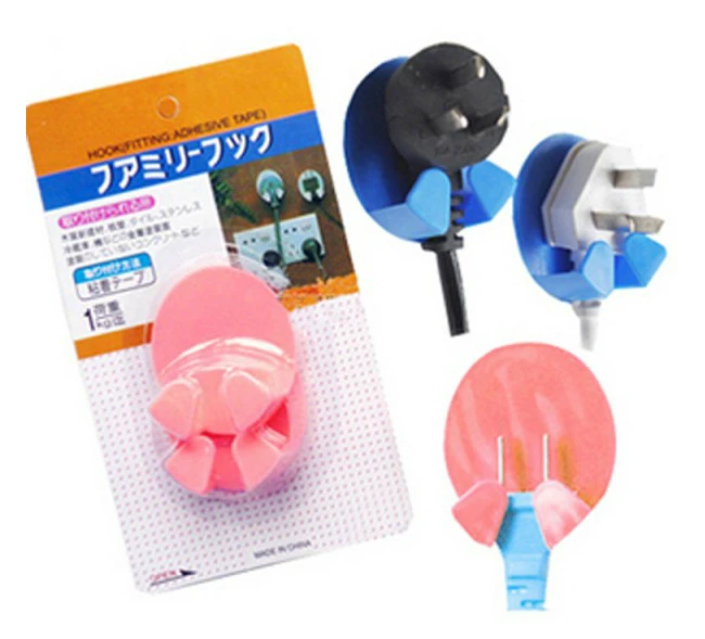 Power Cable Plug Holder Power Plug Holder Home Storage Holder Hookin Storage Holders & Racks