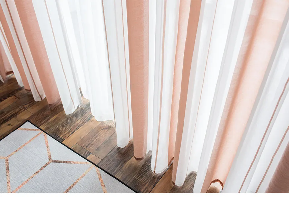 Тюли висюльки шторы белая тюль простота полосатый современные тюлевые шторы для гостиная спальня кухня Лен окна вуаль тюль на окно