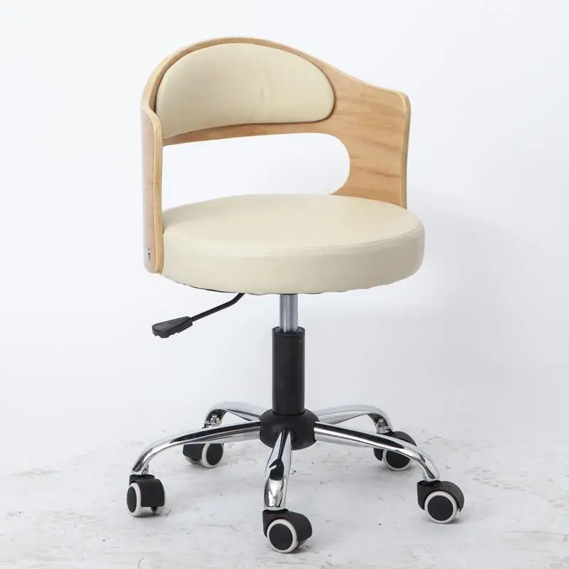 Твердой древесины подъема Небольшие компьютерные кресла дома современный минималистский Рабочий стол студента стул небольшой малый поворотный механизм стул - Цвет: Style 10
