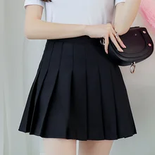 Kpop Ulzzang שחור ורוד מיני חצאית נשים קיץ 2019 Harajuku Kawaii חצאיות נשים קוריאני תלמידה Streetwear חצאיות