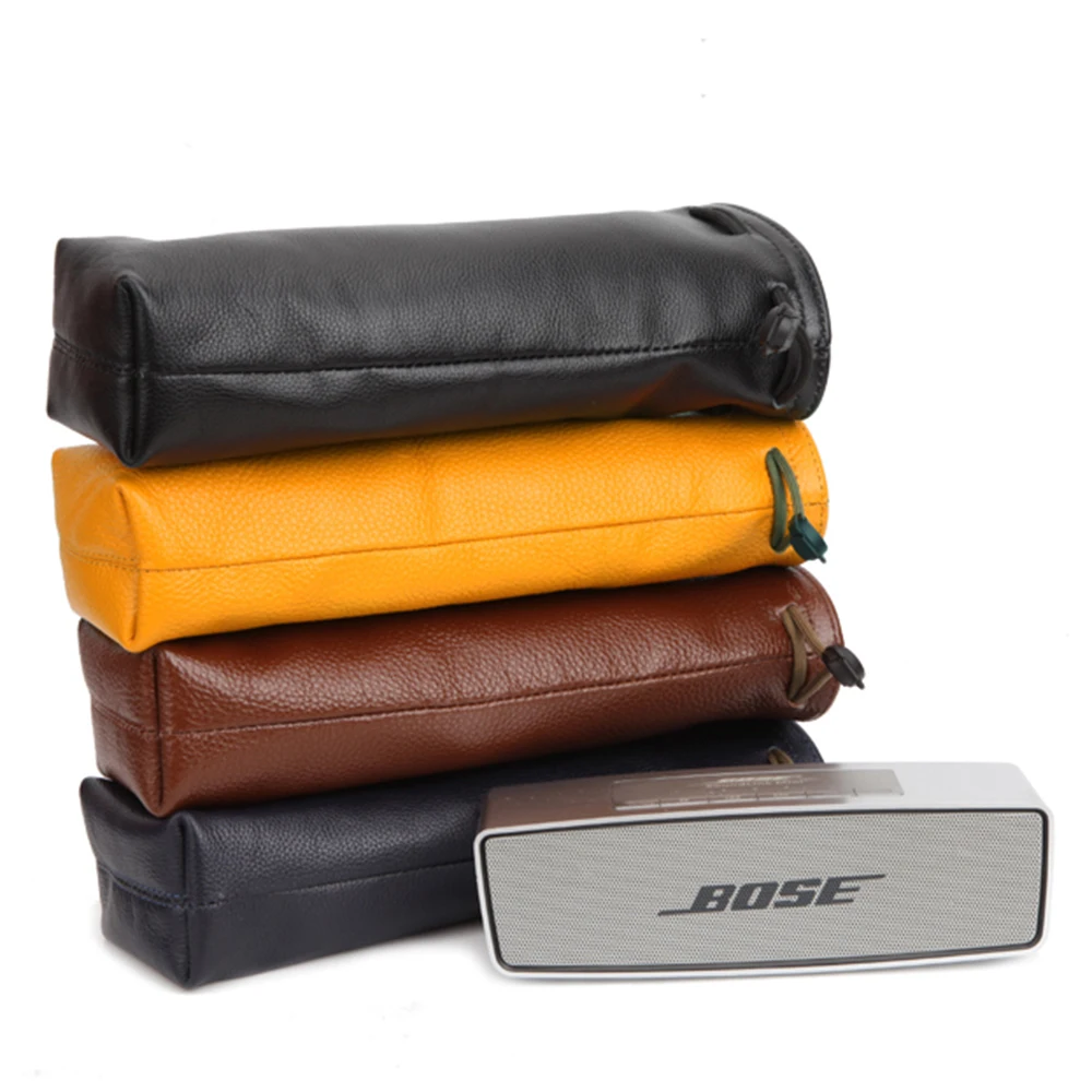 

Newest Leather Carry Protective Storage Box Pouch Cover Bag Case For Bose SoundLink Mini 1/Mini 2 Wireless Bluetooth Speaker