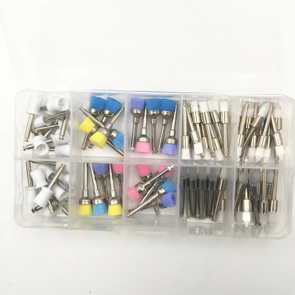 Free Shipping 80pcs/box Dental flat prophy CA Latch brush polish cup