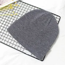 Простая шерстяная шапка для влюбленных пар, мужские головные уборы, зимние ветрозащитные Молодежные вязаные шапки, женские шапочки, одноцветные