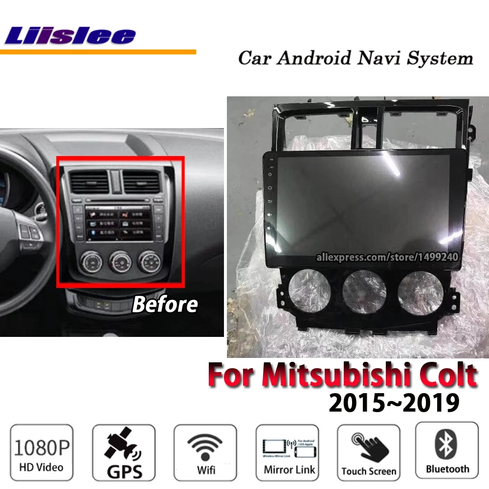 Liislee автомобильный Android мультимедиа для Mitsubishi Colt~ стерео радио BT Wifi Carplay gps карта Navi навигационная система без DVD