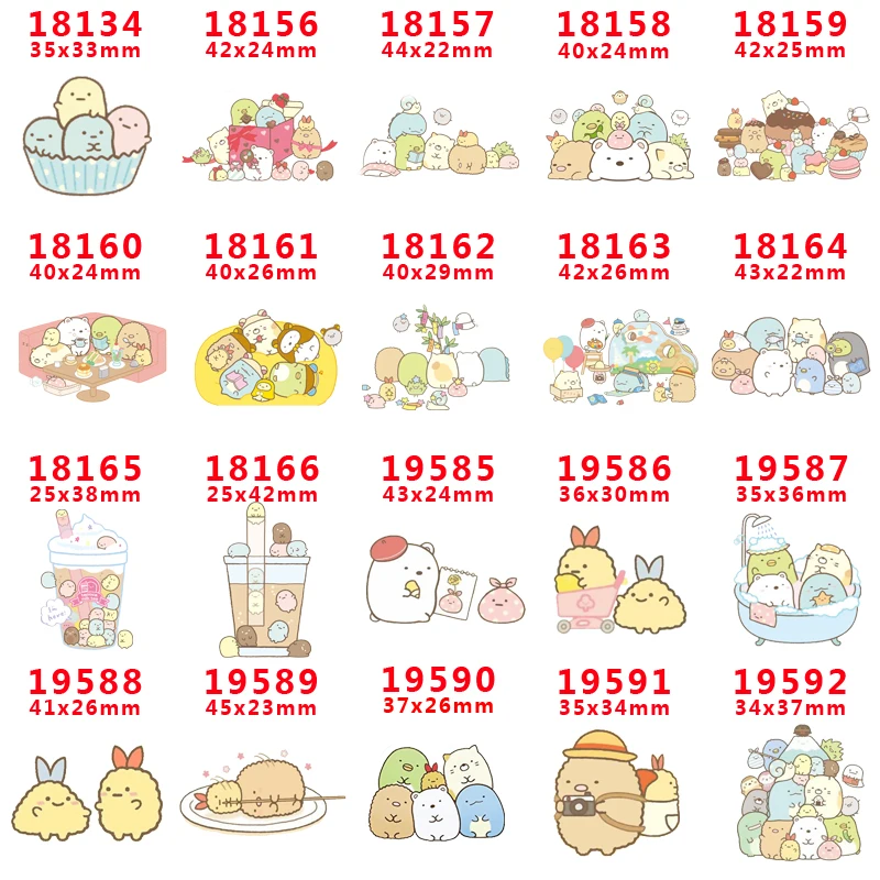 

Free shipping 30 pcs cartoon character planar resin PR 18134