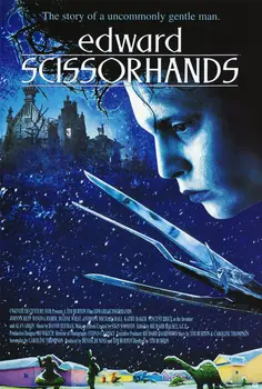 

EDWARD SCISSORHANDS - MOVIE BURTON DEPP SILK POSTER Decorative Wall paint 24x36inch
