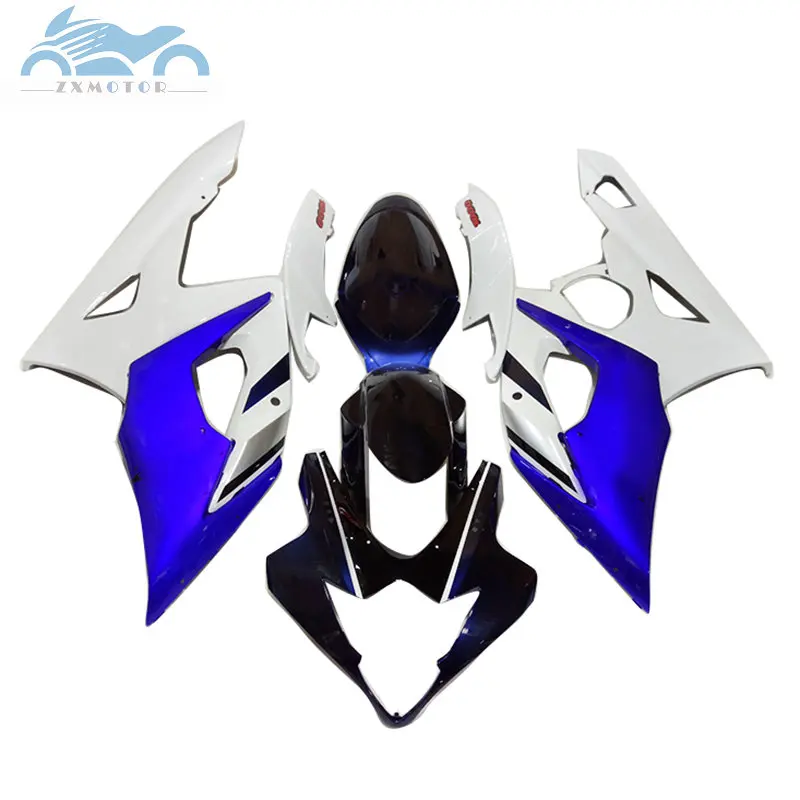Обновленный ABS пластиковый комплект обтекателей для SUZUKI GSXR1000 2005 2006 мотоцикл обтекатели комплект 05 06 GSXR 1000 K5 белый синий кузов