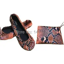 ; Лидер продаж; Различные стили; женские складные кожаные балетки с сумкой