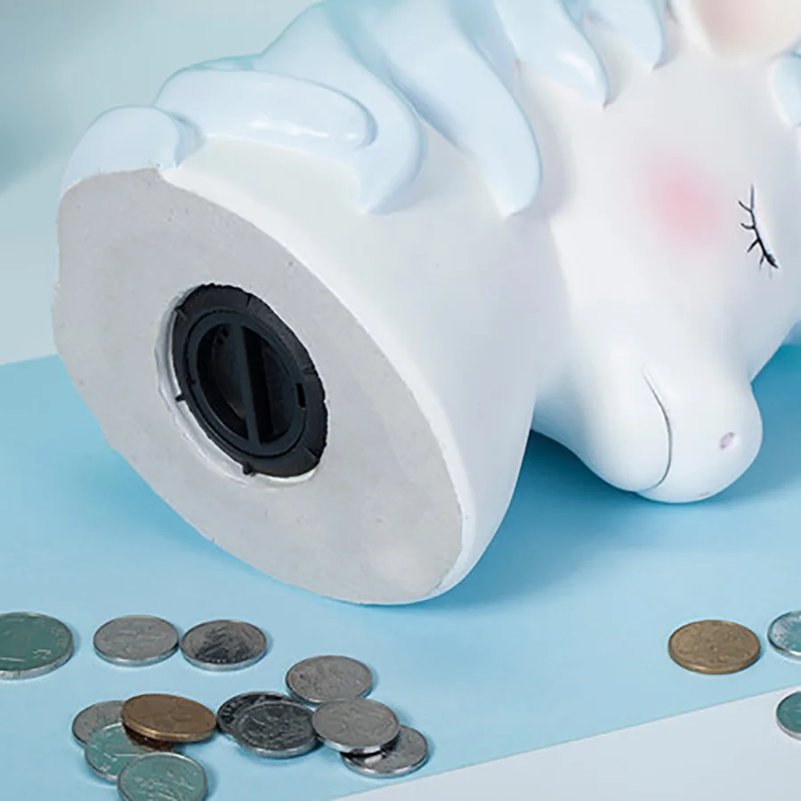 Cute Cartoon Unicorn Bank модная индивидуальная копилка для монет цифровая WZL008|Копилки