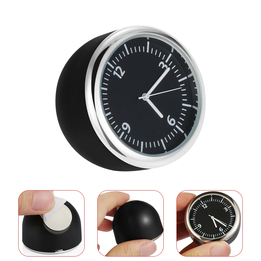 

Car Digital Thermometer/Clock Luminous Watch Quartz Clock Interior Thermometer Dashboard Meter Auto Clock Universal Luminous