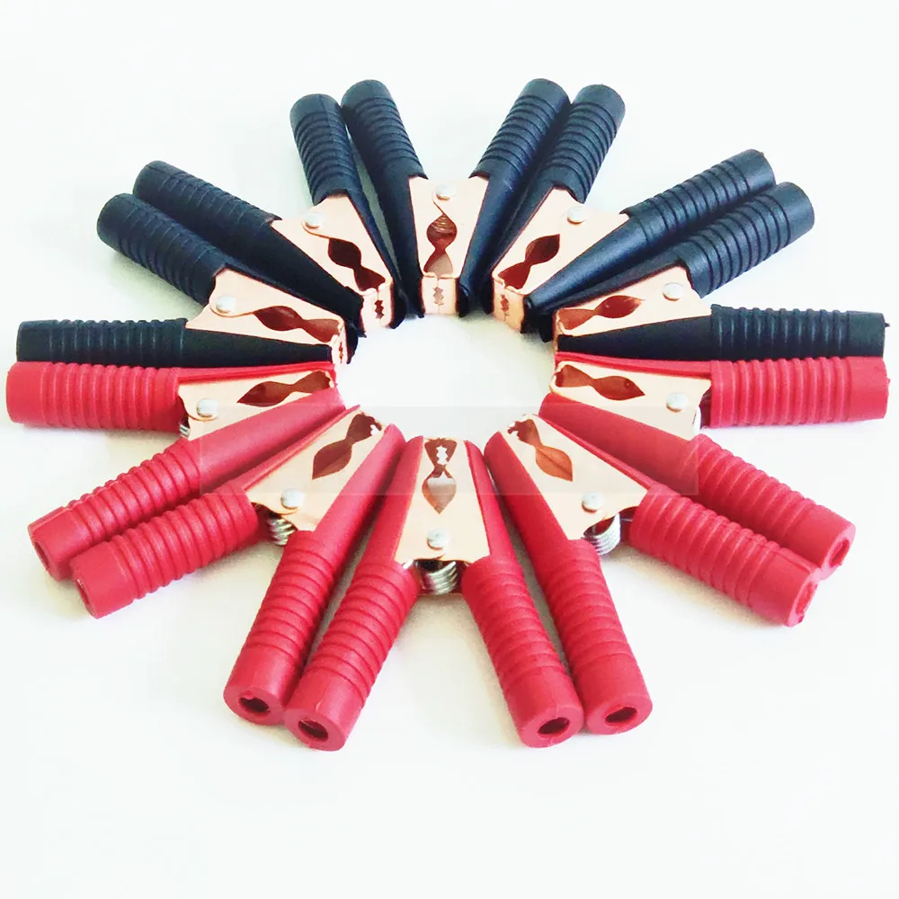 Alligator Clips 100A Car Battery Clamps Electrical Connection Battery Terminals Power Wire Test