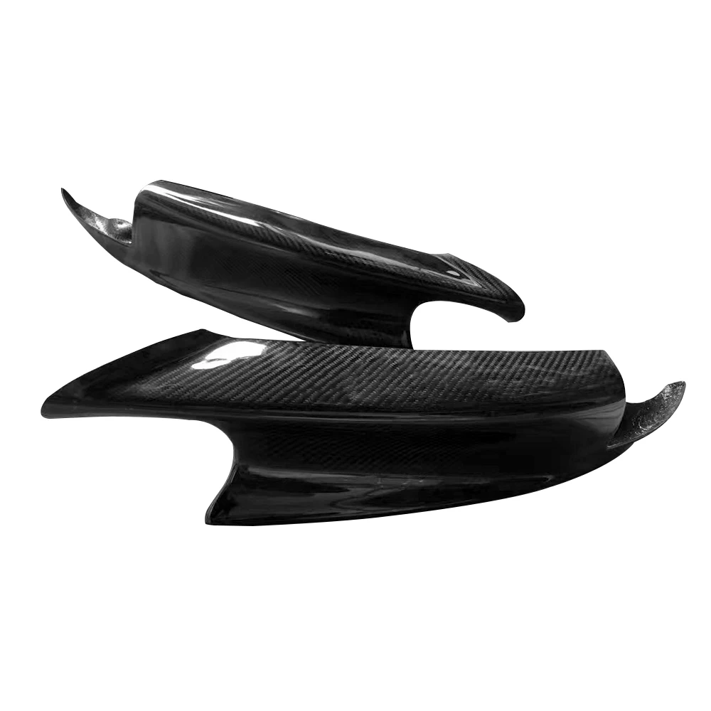 Fibra de carbono coche labio delantero divisores solapa Delantales para BMW Serie 3 E90 E92 E93 M3 2008-2014 parachoques coche de guardia de estilo Fibra de carbono coche labio delantero divisores solapa Delantales para BMW Serie 3 E90 E92 E93 M3 2008-2014 parachoques coche de guardia de estilo