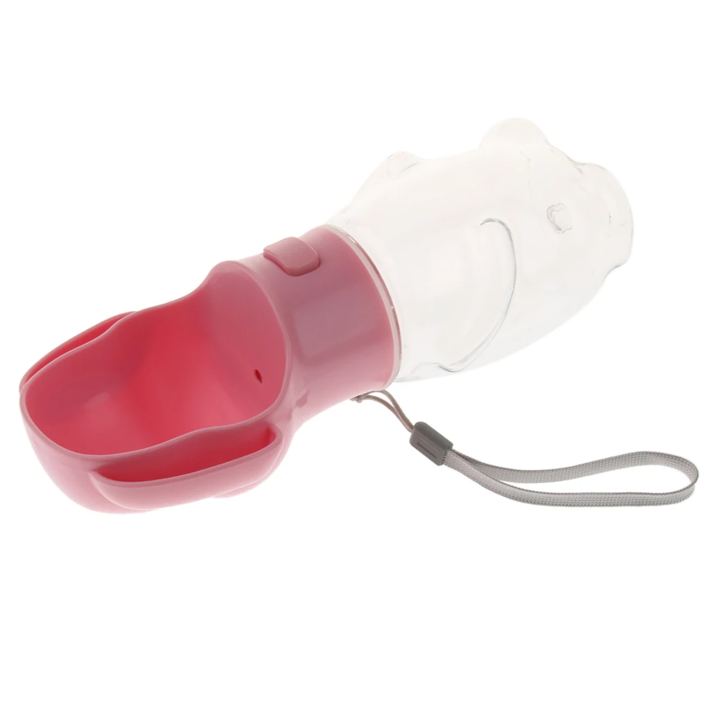 Cartoon Shape Portable Dog Water Bottle, Keep Pet Water Clean Leak Proof Lightweight Bottle Take it outside easily