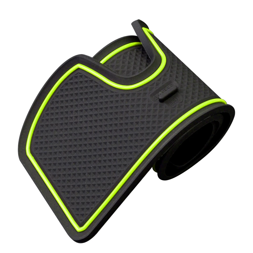 Custom Fit for Subaru XV 2012 2013 2014 Car Door Console Liner Door Groove Slot Mat Interior Cup Cushion Accessories Car-Styling 17pcs Orange