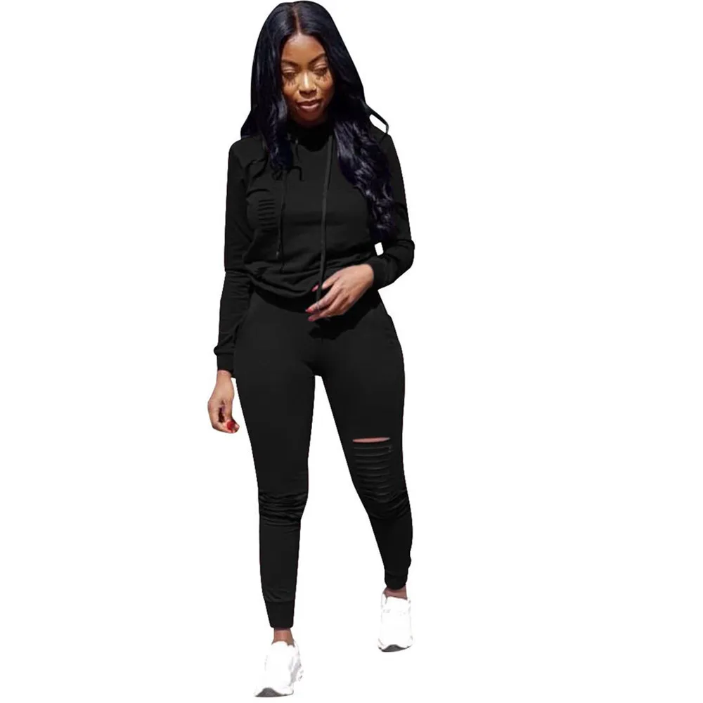 black jogging suit womens