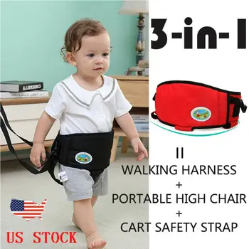 

3 in 1Baby Walker Toddler Harness Assistant backpack Leash for Children Kids strap Learning Walking Baby Belt Child Safety Reins