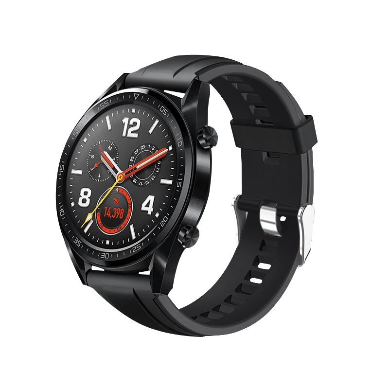Силиконовый ремешок для наручных часов Huawei Watch GT Band спортивный браслет Honor watch