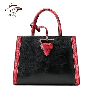 

Famous Brand Designer Fashion High Quality Women Oil Wax Leather Shoulder Bags Handbag Ladies Cross Body Business Messenger Bag