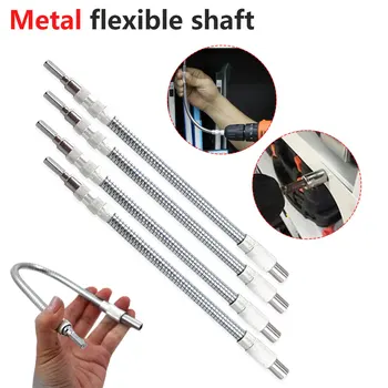 

Power Tool Accessories 20cm Flexible Shaft Tool Metal Drill Screwdriver Bit Holder Connect Link Hex Shank Extension Snake Bit