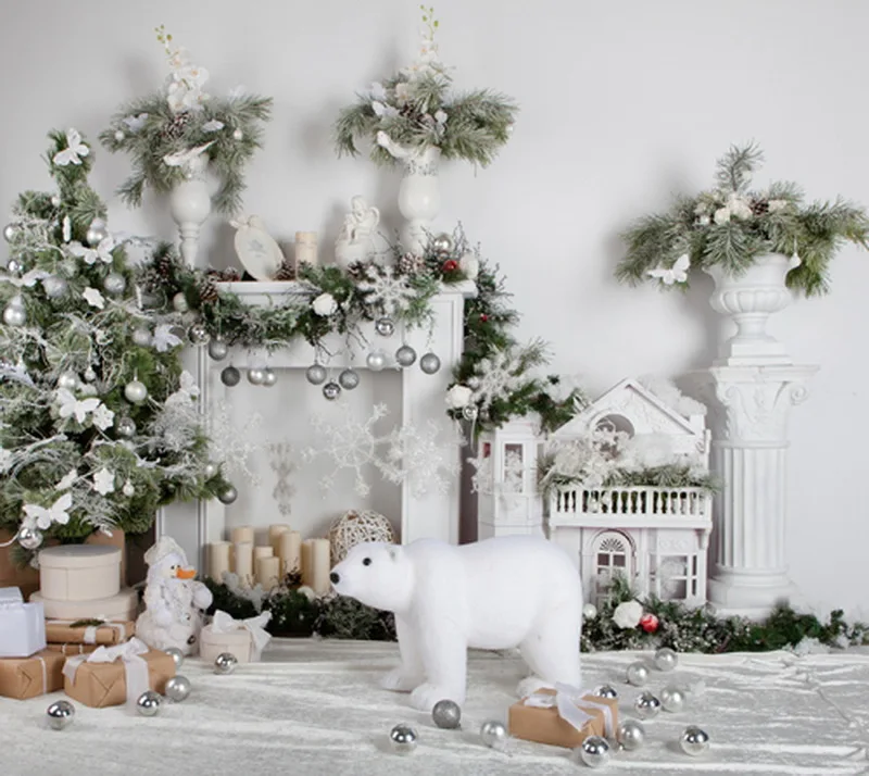 Christmas Day Photography Backdrop,Newborn Baby Photoshoot Background,Custom Photo Backdrops for studio photography D-4082