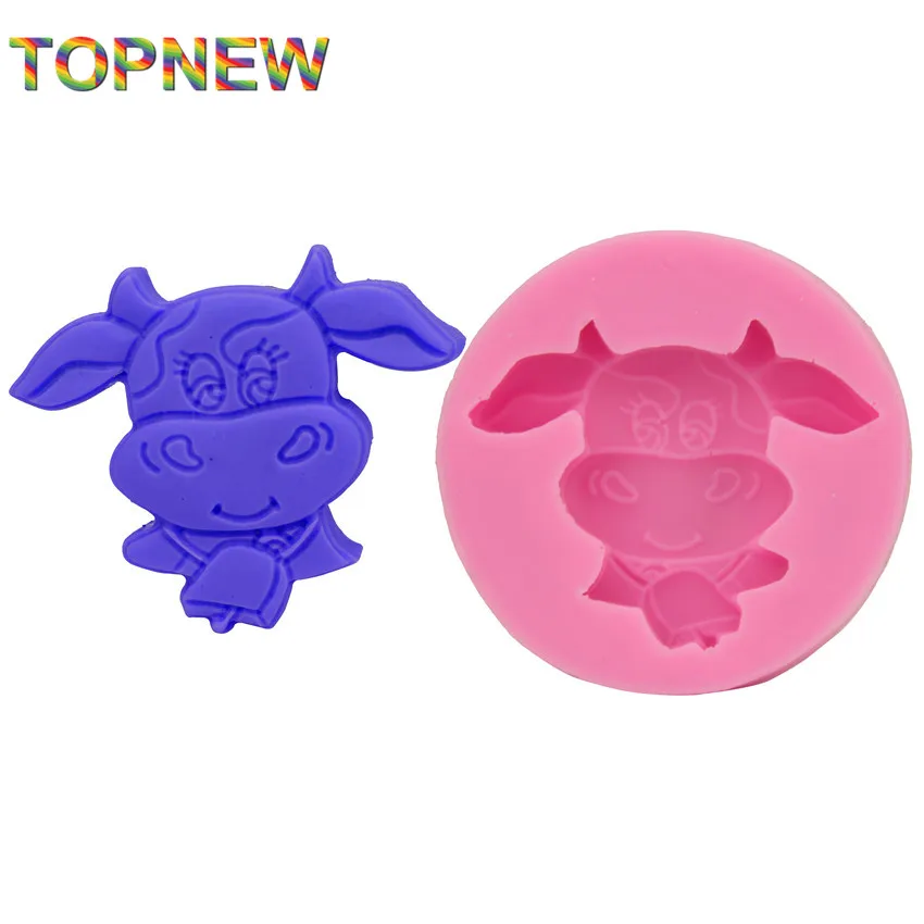 

Zodiac Cow Design Shape Silicone Mold DIY Cake Baking Tools Fondant Chocolate Candy Jelly Mould 1878