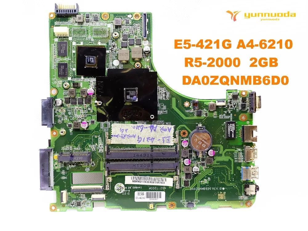 الأصلي لشركة أيسر E5-421G اللوحة المحمول E5-421G A4-6210 R5-2000 2 GB DA0ZQNMB6D0 اختبار جيد شحن مجاني