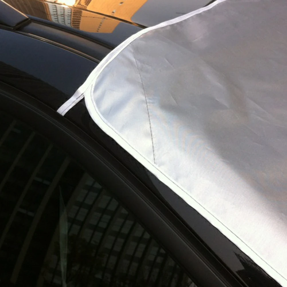 Auto Snow Cover Magnetic Car Windshield Windscreen Shade Sunshade Sun Visor Blind Front Window Screen Ice Frost Accessories