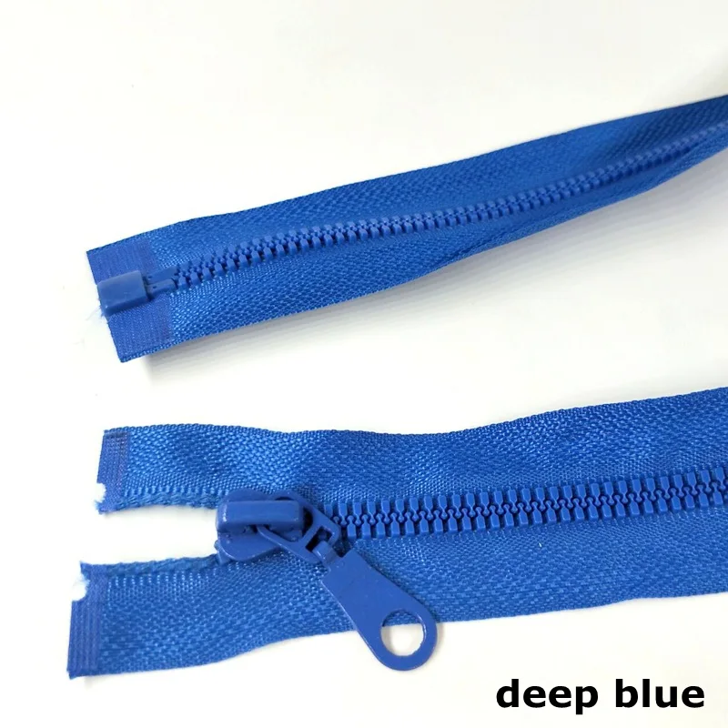 HL 5#70 см 1 шт/5 шт много цветов открытые полимерные молнии Одежда домашний текстиль Швейные аксессуары DIY ремесла - Цвет: deep blue