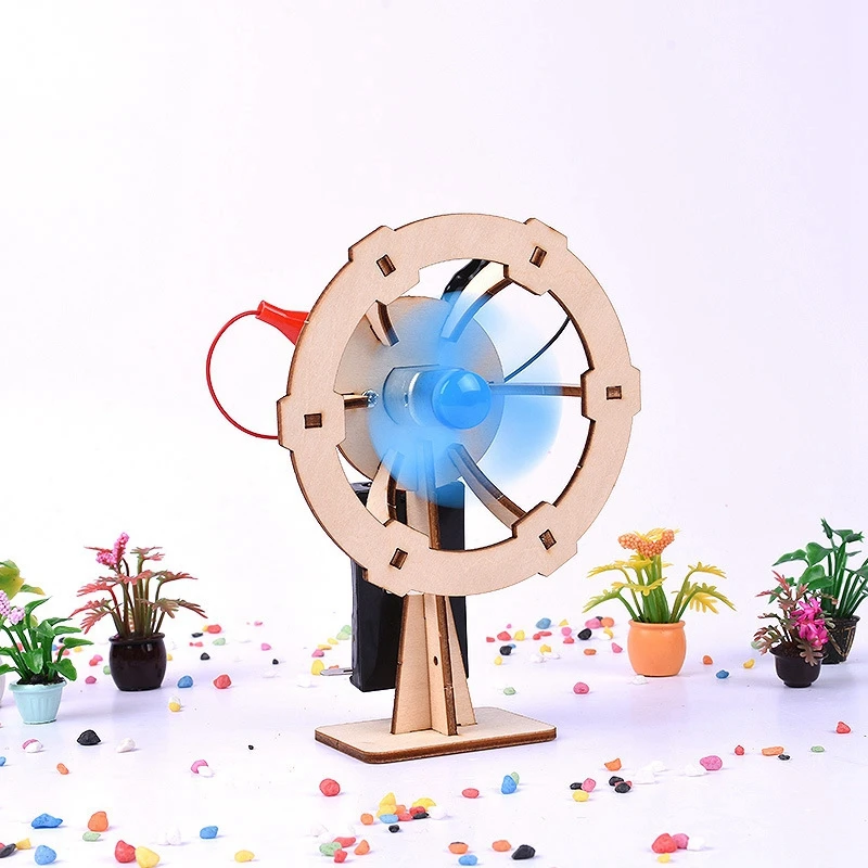

DIY Wind Power Toy Model Kit Wind-powered Small Fan Science Technology Education Toy For Children Model Building Kits Kids Gifts