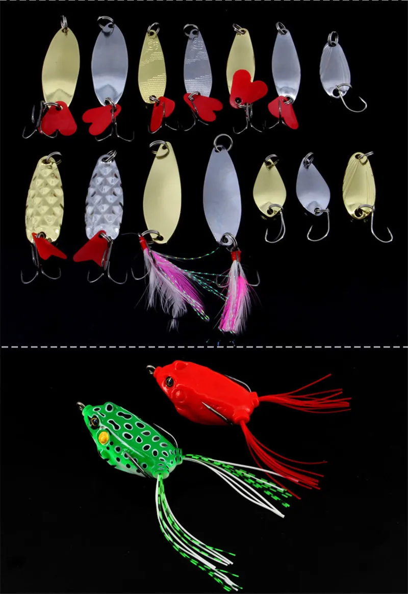 136Pcs New Leure De Peche Mixed Popper Minnow Soft VIB CrankBait Fishing Lures Set Worm Soft Lure Kit Jig Hooks Pesca In Box