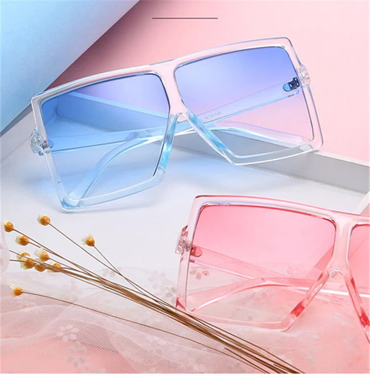 oversized rimless sunglasses square big black one piece lens yellow sun glasses for women men 2018 uv400 (11)