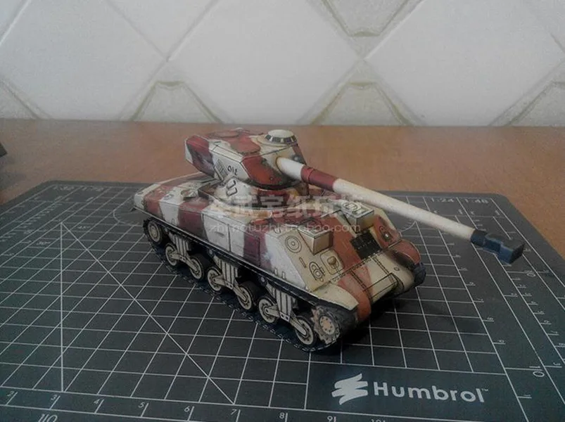 Израиль M4 FL/10 средний бак масштаб 1:50 набор бумажных моделей|Картонные