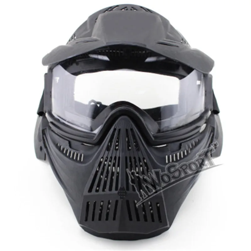 WoSoprT Paintball Gear Full Face Mask Outdoor Tactical Airsoft Tactical