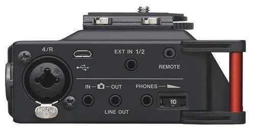 TASCAM DR-70D Профессиональный 4-канальный Регистраторы для SLR аудио микро-пленки запись четырехканальный Регистраторы и усилителей синхронный