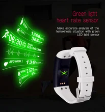 SURMOS Wristband Smart Watch Swimming Waterproof Heart Rate Monitor Pedometer Touch Key Bracelet For Smartphone