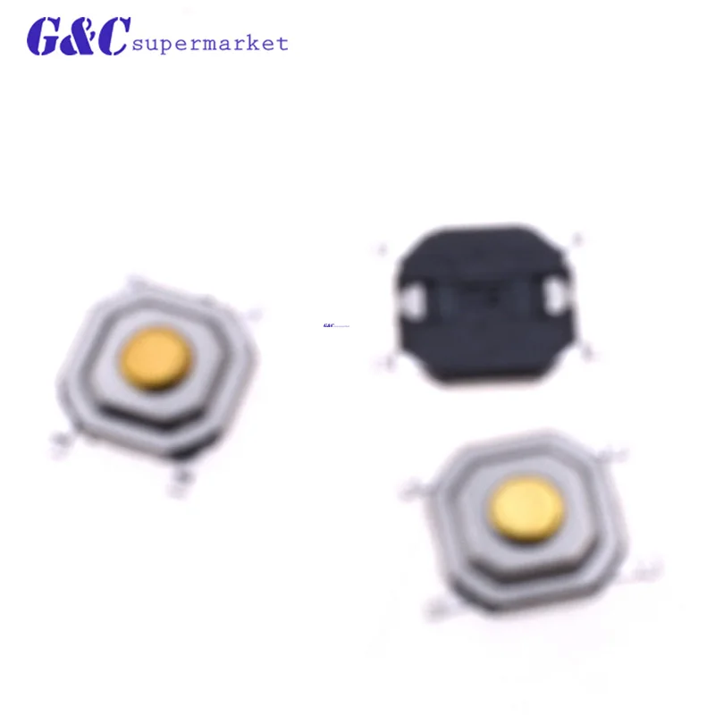 50pcs Panel PCB Momentary Tactile Tact Mini Push Button Switch DIP 4pin  4*4*1.5mm