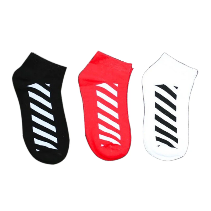 

1 Pair New Kawaii Cute Socks Men Red Dairy Zebra Pattern Soft Breathable Cotton Socks Ankle-High Casual Comfy Socks Fashion St