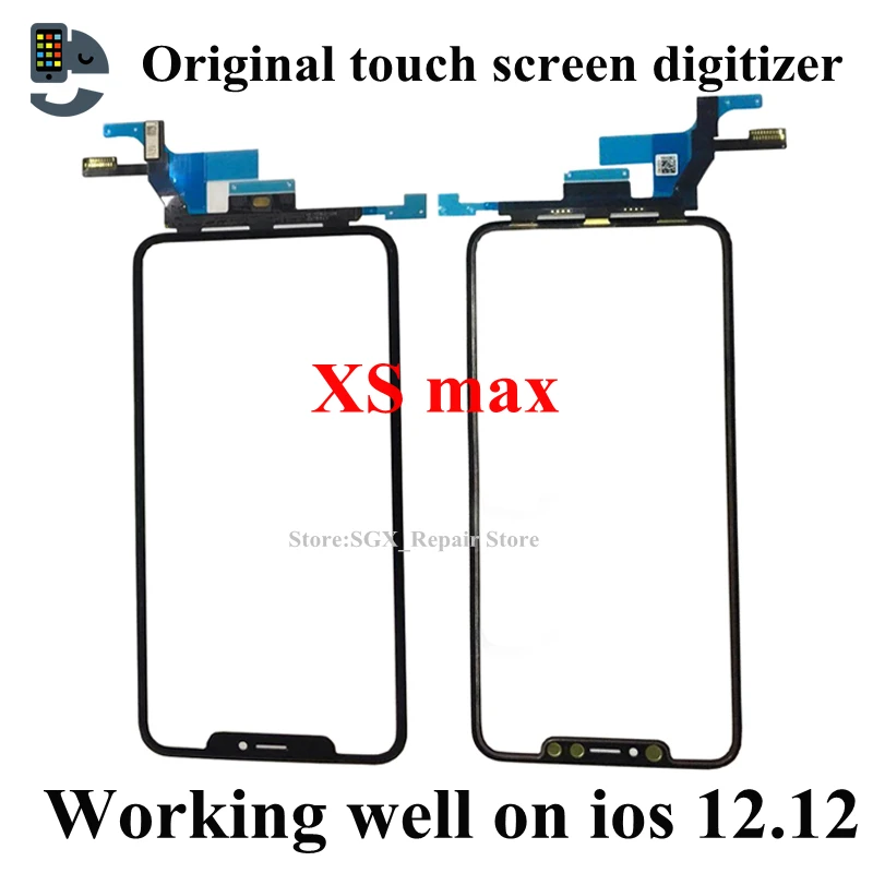 1 шт. работает на ios 12.1.2 сенсорный экран дигитайзер для iphone XS MAX 5 8 &quotLCD Внешняя
