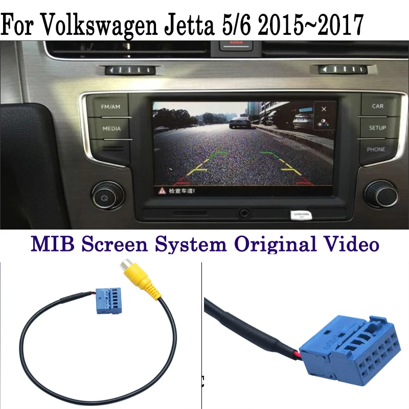 Для Volkswagen VW Jetta 5/6 2015 ~ 2017 фотокабеля/MIB экранная система оригинальный видеовход