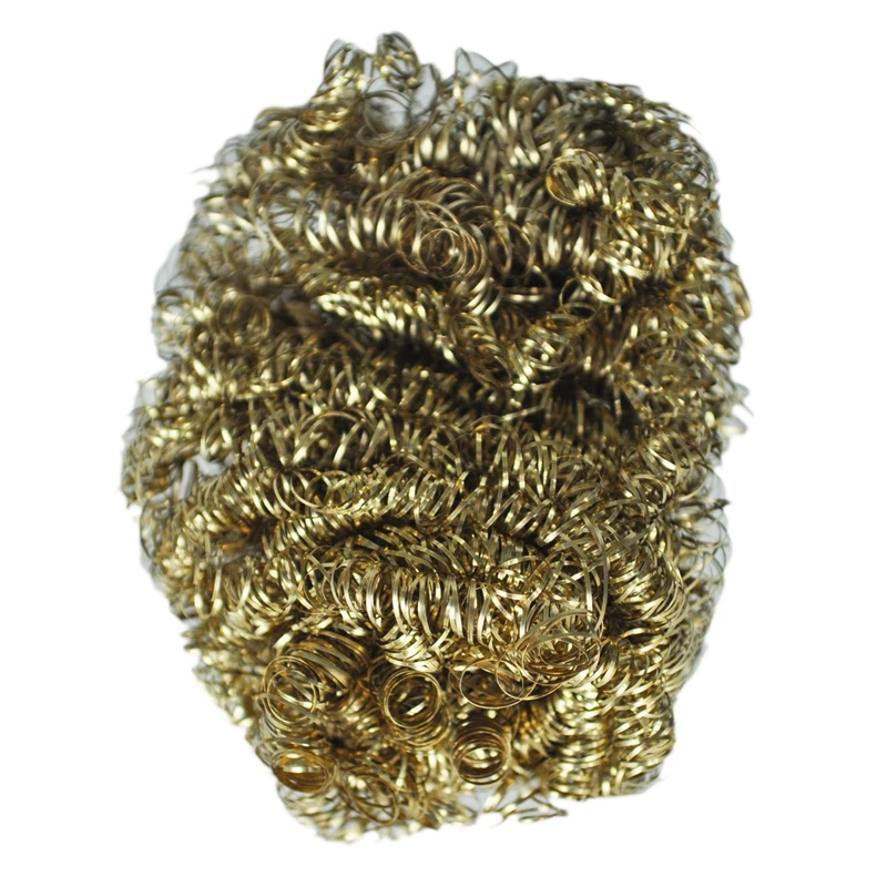 

8cm Diameter Copper Spiral Scourer Cleaning Ball for Machine Tool