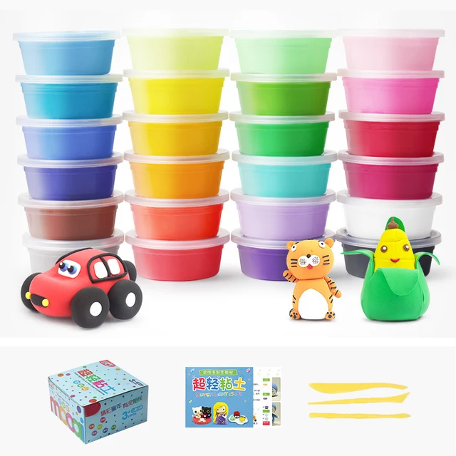 aliexpress com buy intelligent soft modeling clay air dry polymer