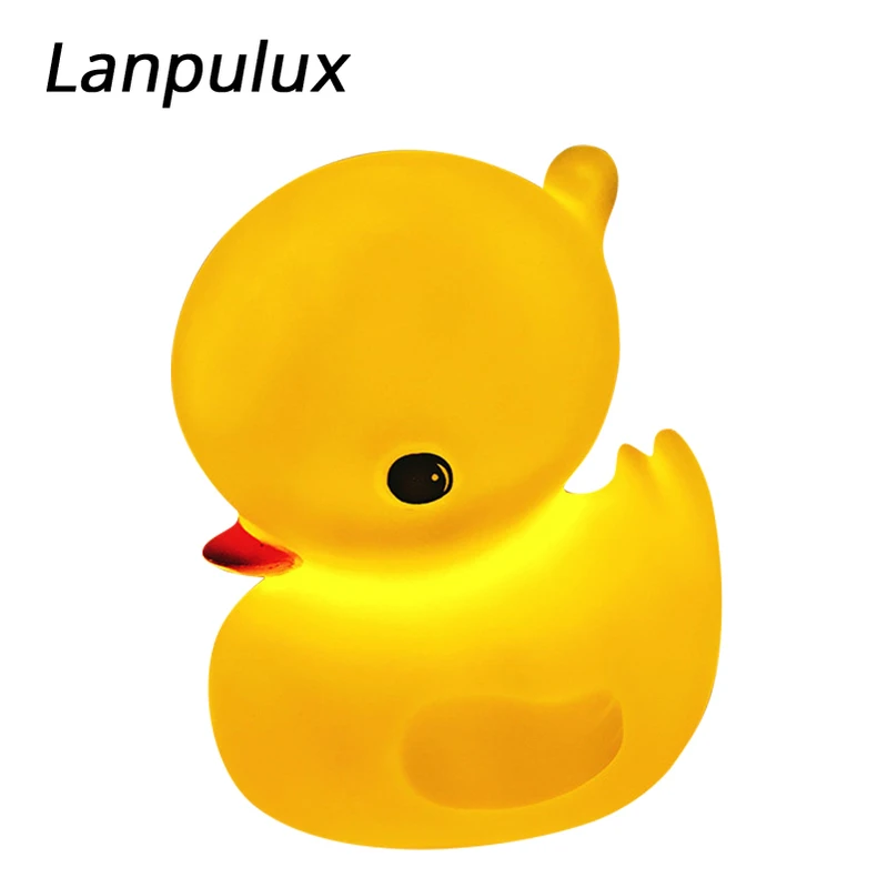 Lanpulux желтая утка детский ночник порошок олень синий кит мультфильм светильники