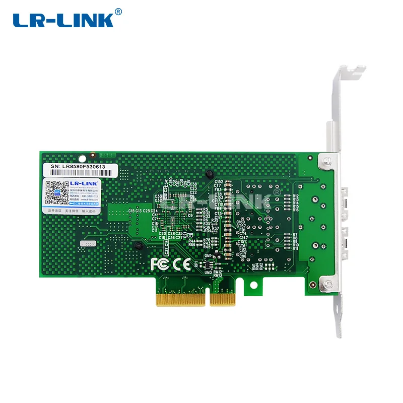 LR LINK 9702HF 2SFP Dual Port Gigabit Ethernet Card Fiber Optical Lan Card PCI Express x1 3